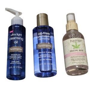 Neutrogena ultra light cleansing oil and eye makeup remover